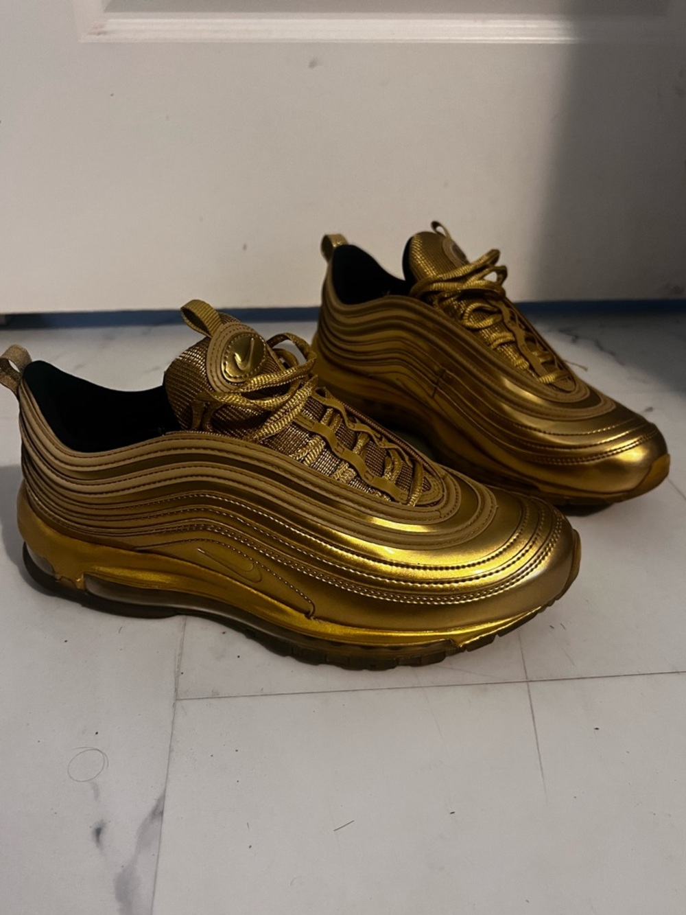Nike Metallic Gold Air Max 97 Sneakers